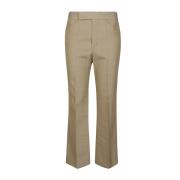 Victoria Beckham Vintage Flared Byxor 70-tals Stil Beige, Dam