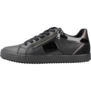 Geox Snygga Sneakers för Vardagsbruk Black, Dam