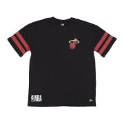 New Era Miami Heat Arch Grafisk Tee Svart/Röd Black, Herr