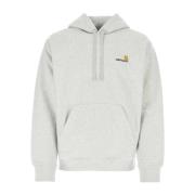 Carhartt Wip Grå Amerikansk Script Sweatshirt Gray, Herr