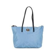 Versace Medusa Tote Handväska Blue, Dam