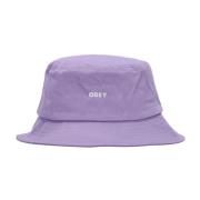 Obey Modig Twill Lavendel Bucket Hat Purple, Herr