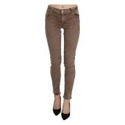 Cycle Brun Slim Fit Skinny Jeans Brown, Dam