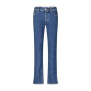 Jacob Cohën Klassiska Slim-Fit Jeans Blue, Herr