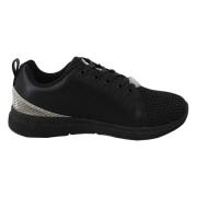 Plein Sport Exklusiv Svart Runner Gisella Sport Sneakers Black, Herr