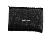 Calvin Klein Svart Polyeten Plånbok med RFID-blockerare Black, Dam