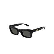 Gucci Cateye Acetat Solglasögon i Svart Black, Dam