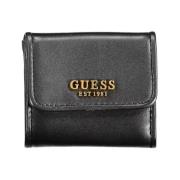 Guess Elegant Svart Plnbok med Flera Fack Black, Dam