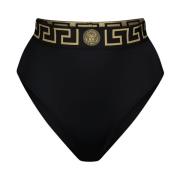 Versace Medusa Greca Bikini Underdel Black, Dam