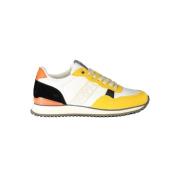 Napapijri Gul Polyester Sneaker med Kontrastdetaljer Multicolor, Herr