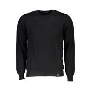 North Sails Hydrowool Pullover med rund hals och långa ärmar Black, He...