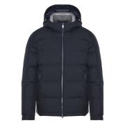 Paul & Shark Nylon Hooded Jacka med Fickor Blue, Herr