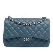 Chanel Vintage Pre-owned Laeder chanel-vskor Blue, Dam