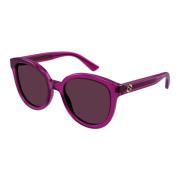 Gucci Stiliga solglasögon i Pink/Violet Purple, Dam