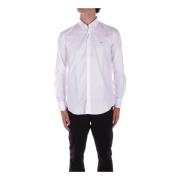 Paul & Shark Yachting Logo Front Button Shirt White, Herr