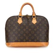 Louis Vuitton Vintage Pre-owned Canvas handvskor Brown, Dam