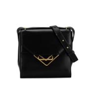 Bottega Veneta Vintage Pre-owned Laeder crossbodyvskor Black, Dam