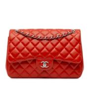 Chanel Vintage Pre-owned Laeder axelremsvskor Orange, Dam