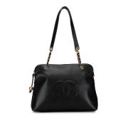 Chanel Vintage Pre-owned Laeder chanel-vskor Black, Dam