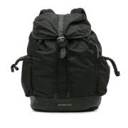 Burberry Vintage Pre-owned Nylon ryggsckar Black, Dam