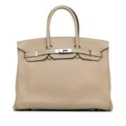 Hermès Vintage Pre-owned Laeder handvskor Brown, Dam