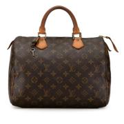 Louis Vuitton Vintage Pre-owned Canvas louis-vuitton-vskor Brown, Dam