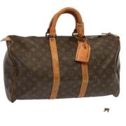 Louis Vuitton Vintage Pre-owned Canvas louis-vuitton-vskor Brown, Dam