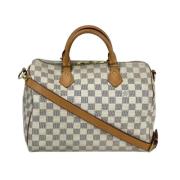 Louis Vuitton Vintage Pre-owned Canvas louis-vuitton-vskor White, Dam