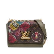 Louis Vuitton Vintage Pre-owned Canvas crossbodyvskor Multicolor, Dam