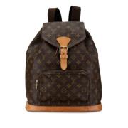 Louis Vuitton Vintage Pre-owned Canvas ryggsckar Brown, Dam