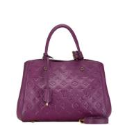 Louis Vuitton Vintage Pre-owned Laeder handvskor Purple, Dam