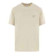 Maison Kitsuné Bold Fox Head Jersey T-shirt Beige, Herr