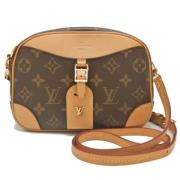 Louis Vuitton Vintage Pre-owned Plast axelremsvskor Brown, Dam