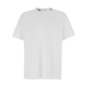 Dsquared2 Logokrage Vit Bomull T-shirt White, Herr