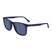 Lacoste Blå Matt Solglasögon L882S-424 Blue, Herr