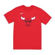 Nike Chicago Bulls Logo T-shirt Red, Herr