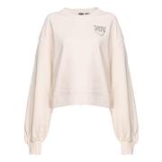 Pinko Fashionable Sweater Picks White, Dam