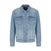 Armani Exchange Fashionable Coat Models Blue, Herr