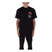 Carhartt Wip Svart Logo Front T-shirt Black, Herr