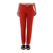 Versace Jeans Couture Slim Fit Dam Chinos Red, Dam