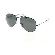 Ray-Ban Klassiska Aviator Polariserade Solglasögon Black, Unisex