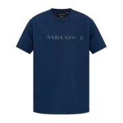 Canada Goose T-shirt med Emersen-logotyp Blue, Herr