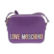 Love Moschino Dam Axelväska Purple, Dam