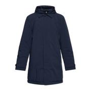 Woolrich Jacka med avtagbar huva Blue, Herr