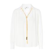 Elisabetta Franchi Ivory Skjorta Ca09346E2-360 White, Dam