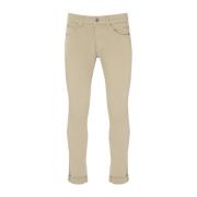 Dondup Skinny George Jeans i Beige Bull Stretch Beige, Herr