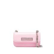 Balenciaga Rosa Läder Axelväska Pink, Dam