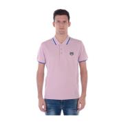 Kenzo Tiger Polo Shirt Pink, Herr