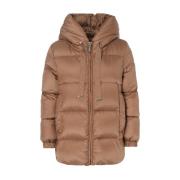 Max Mara Vadderad Seia Karamell Jacka Brown, Dam