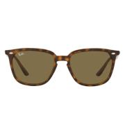 Ray-Ban Fyrkantiga solglasögon med polariserade linser Brown, Unisex